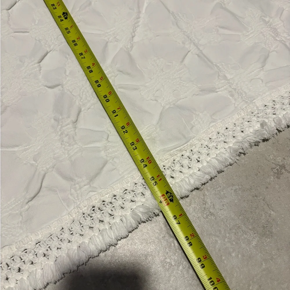Serena & Lily Twin Comforter White Embroidered